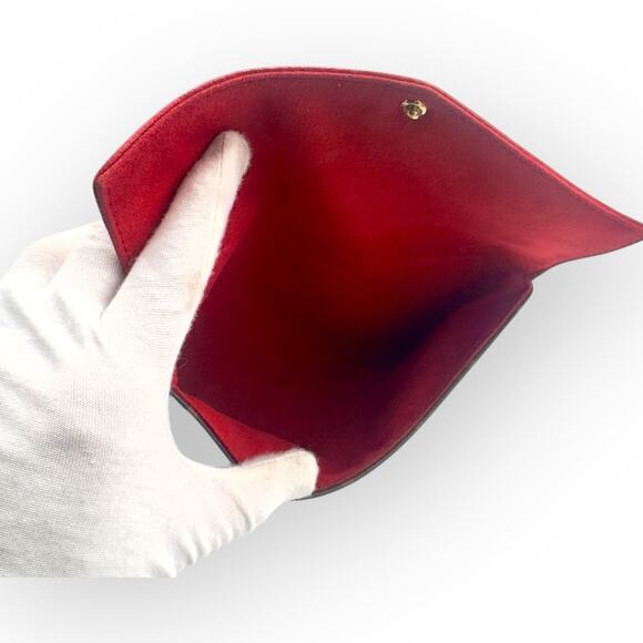 Monogram Twice Crossbody Bag With Red Leather - Picture 16 of 16